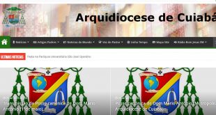 Janela de manutenção programada no Site da Arquidiocese de Cuiabá